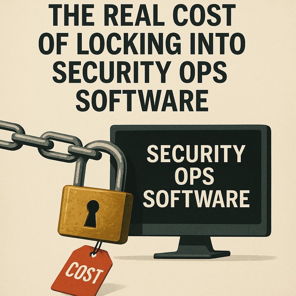 The Real Cost of Locking Into Security Ops Software